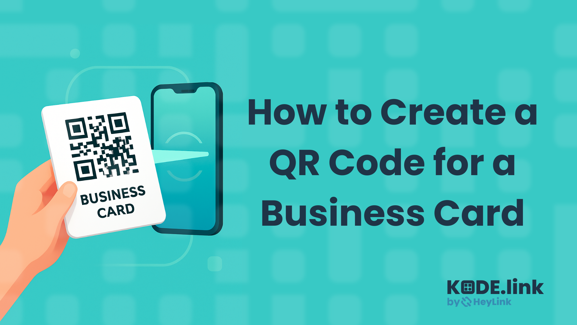 Create a QR Code for Your Business Card